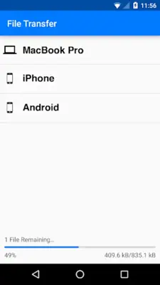 File Transfer android App screenshot 1